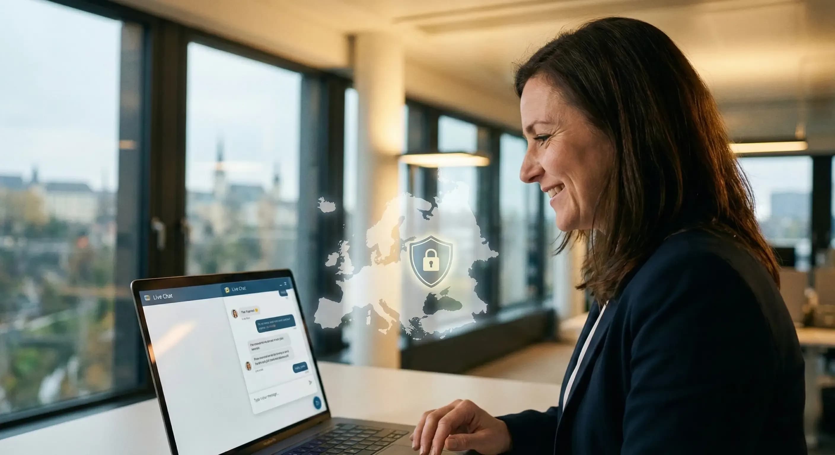 Chatbot IA sur votre site web - vos données restent-elles en Europe - LetzAgents